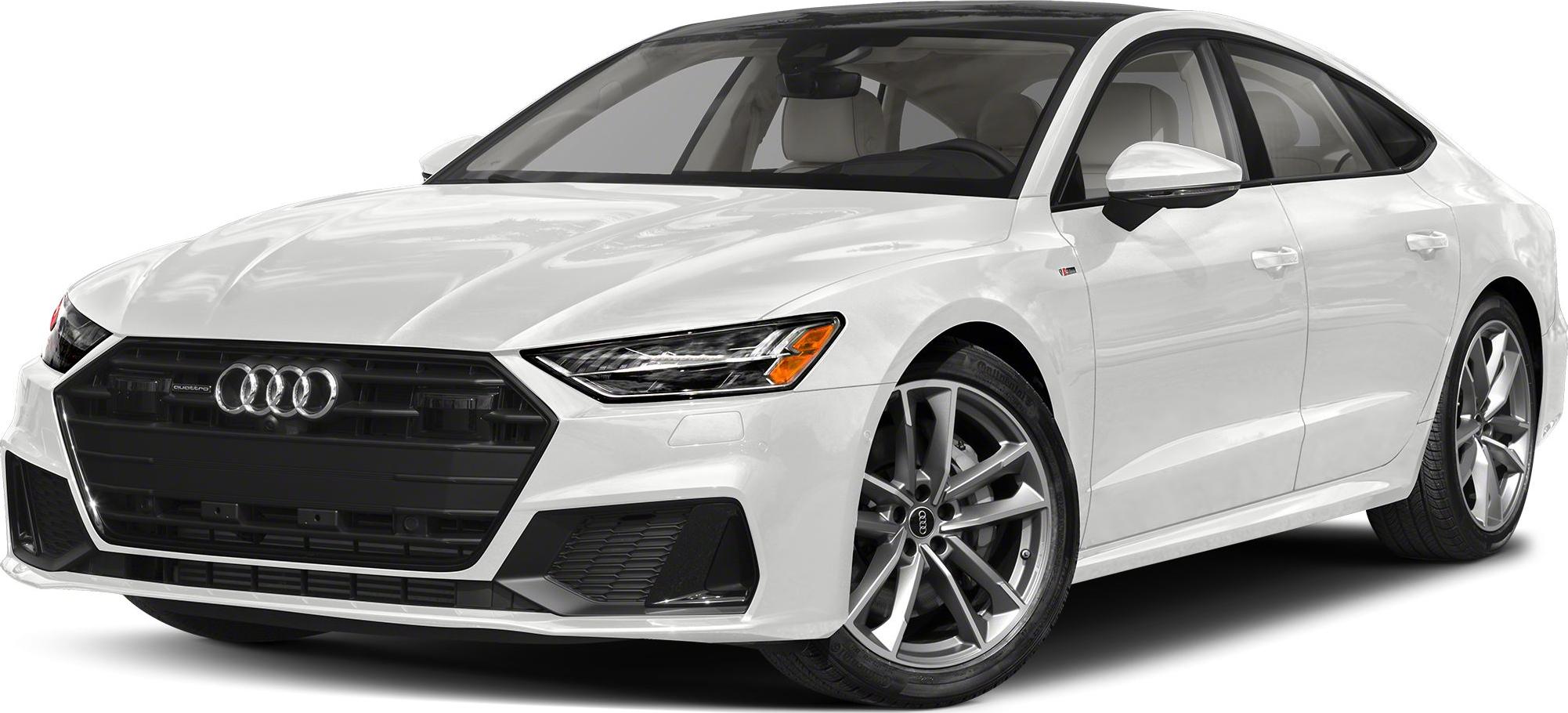 Sharp LED headlights and sporty alloy wheels front view