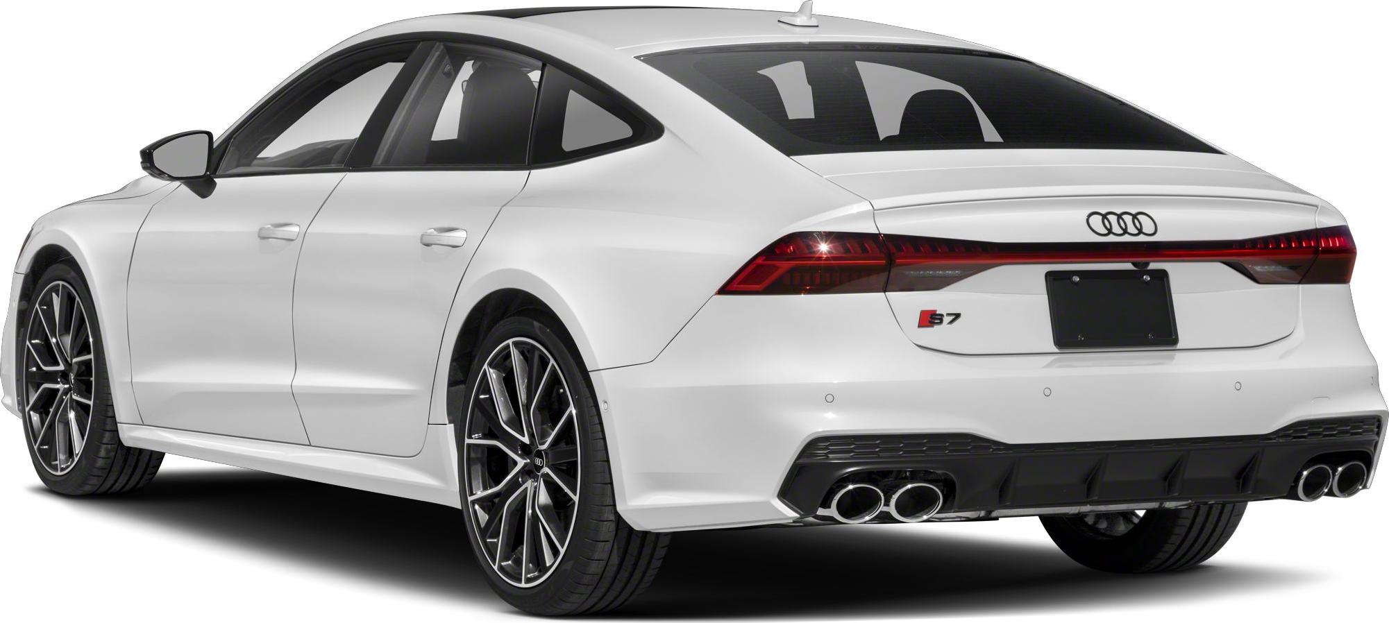 Rear view featuring quad exhausts and LED tail lights.
