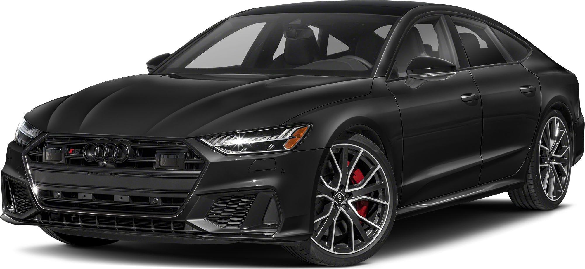 Front view; LED headlights; alloy wheels with red brake calipers