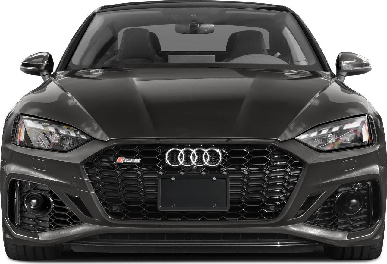Aggressive front fascia with honeycomb grille and LED headlights