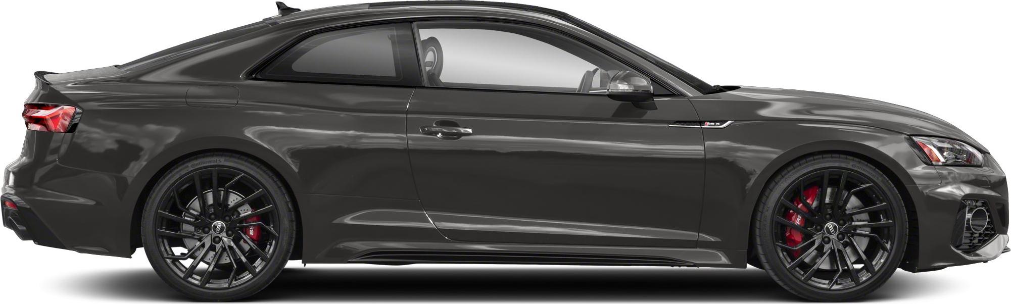 Side profile with black multi-spoke wheels and red brake calipers