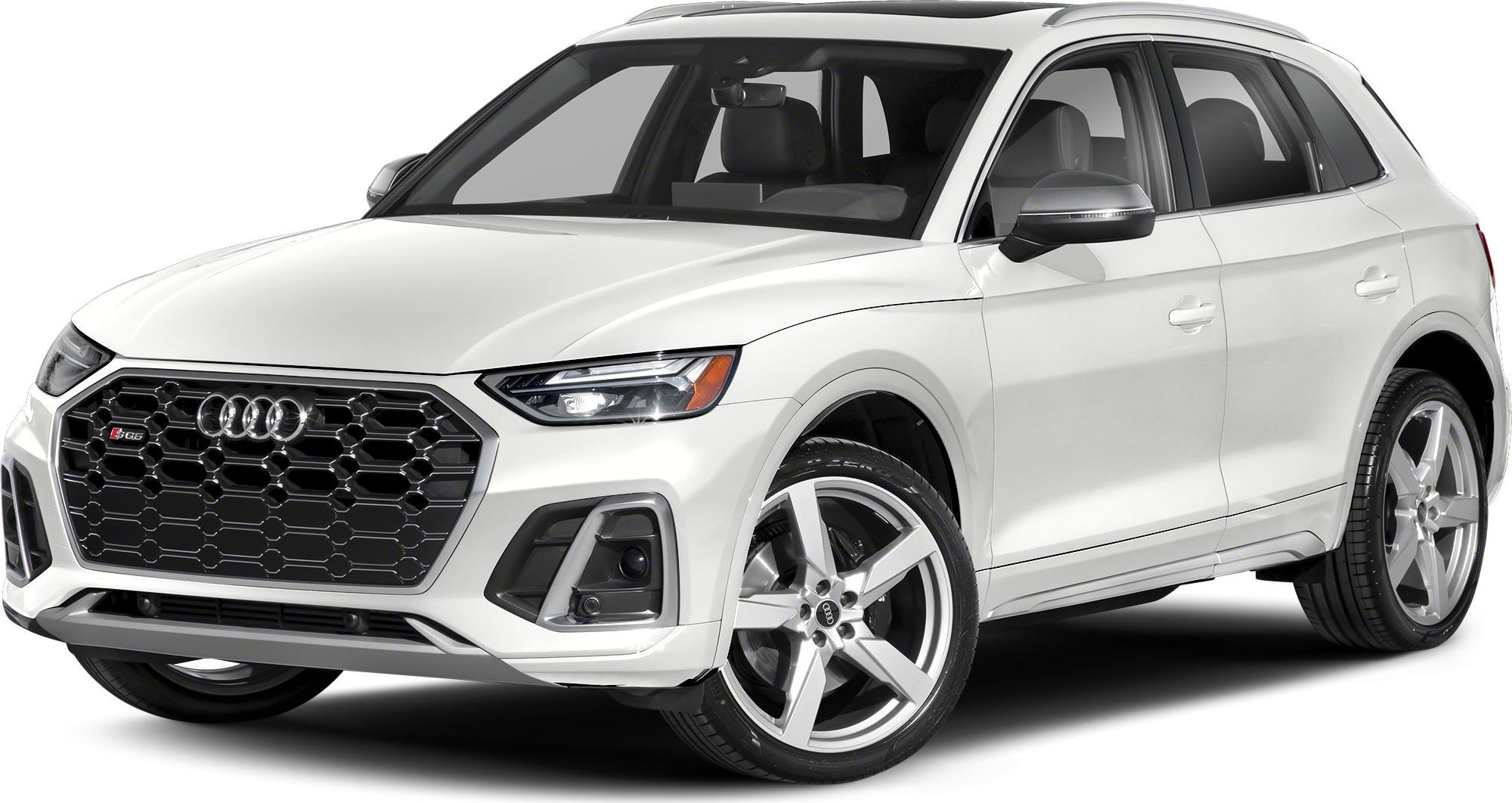 Front three-quarter view with honeycomb grille and LED headlights