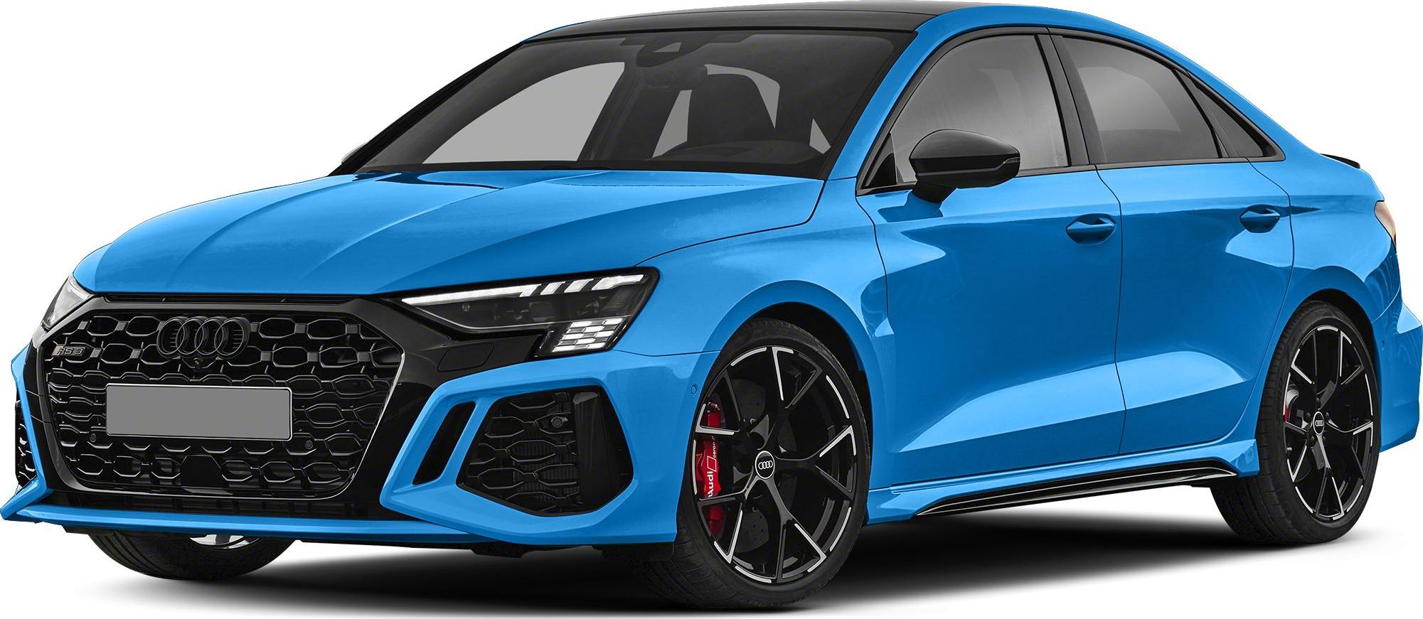 3/4 front-left view, Turbo Blue