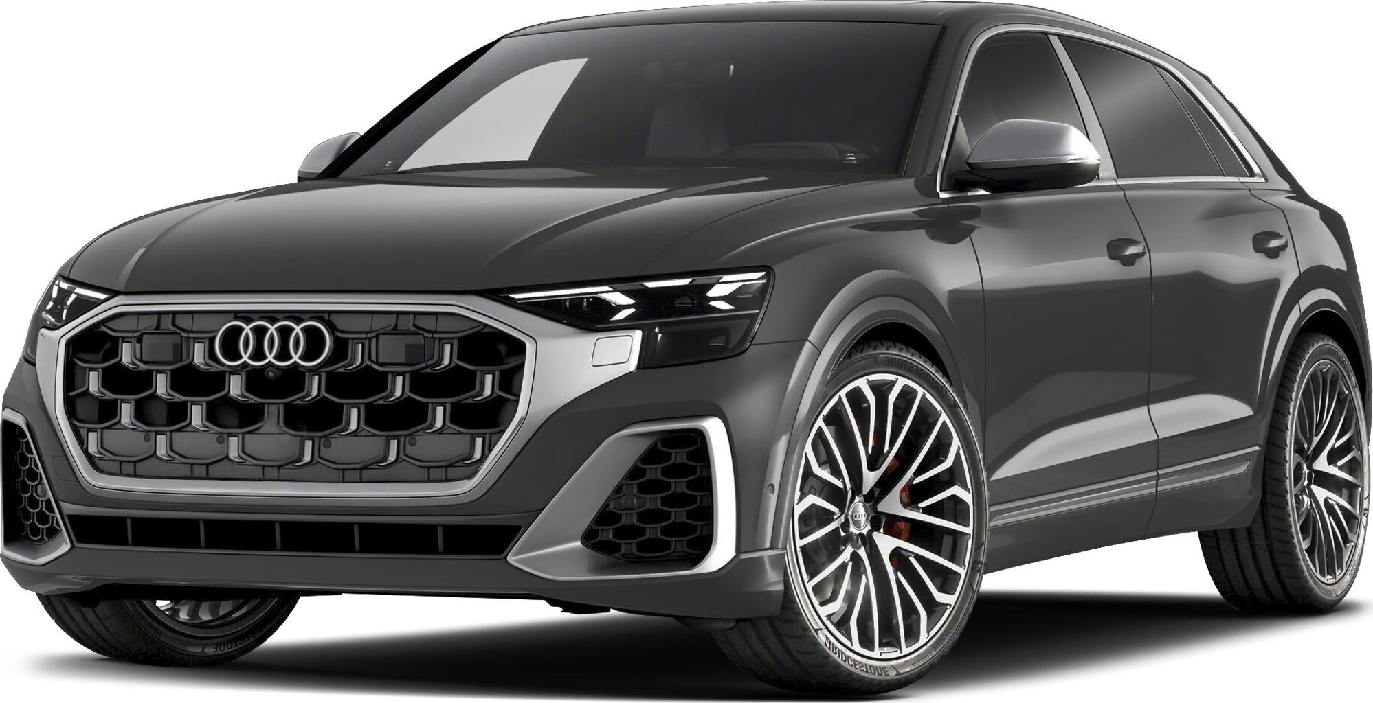 LED headlights and bold front grille with large sport wheels
