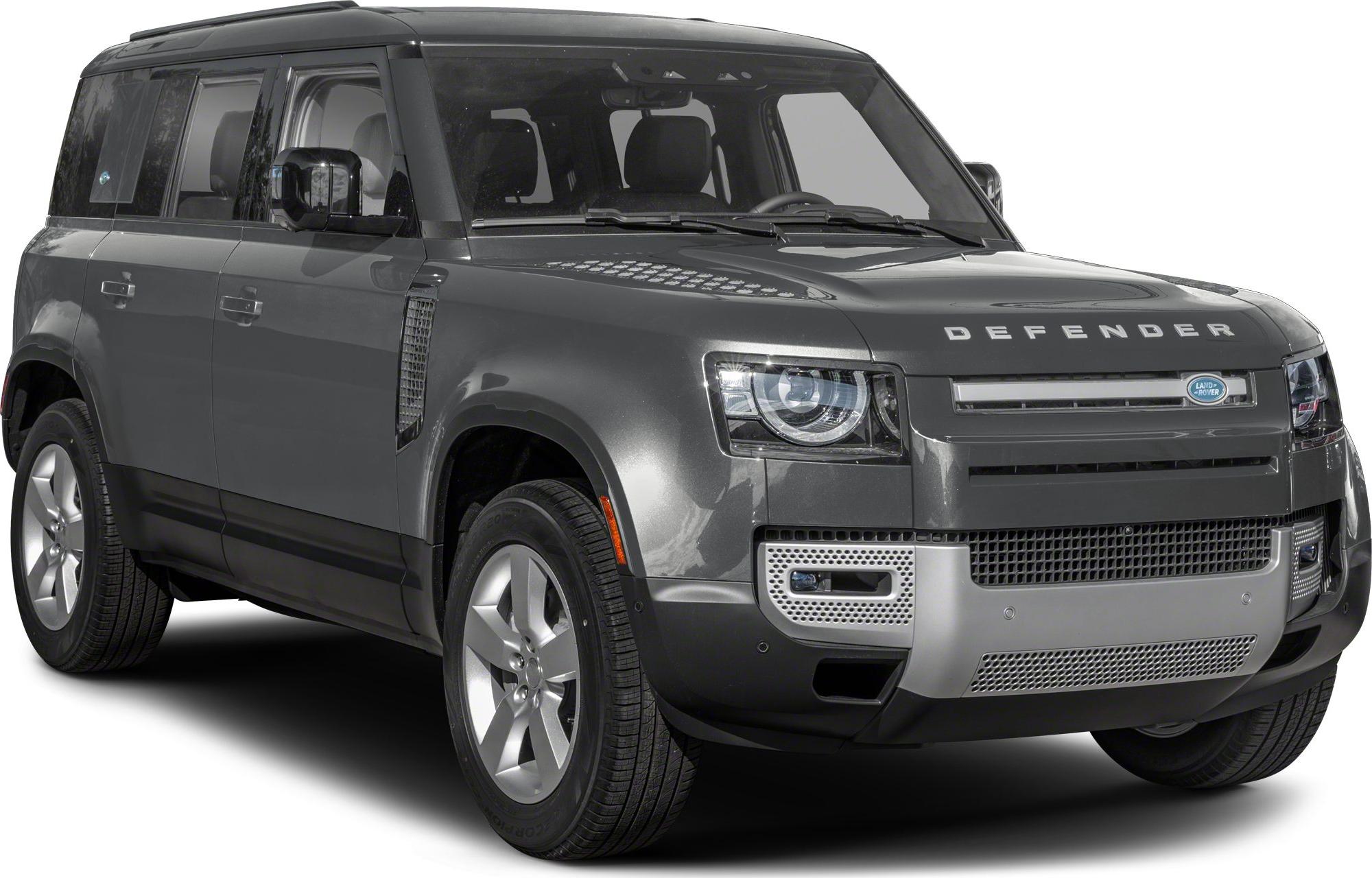 Front three-quarter view with grille, headlights, and alloy wheels