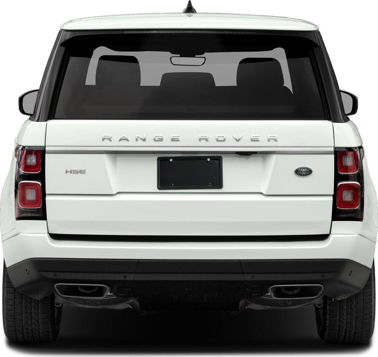 Rear view with LED tail lights, twin exhausts, and HSE badge