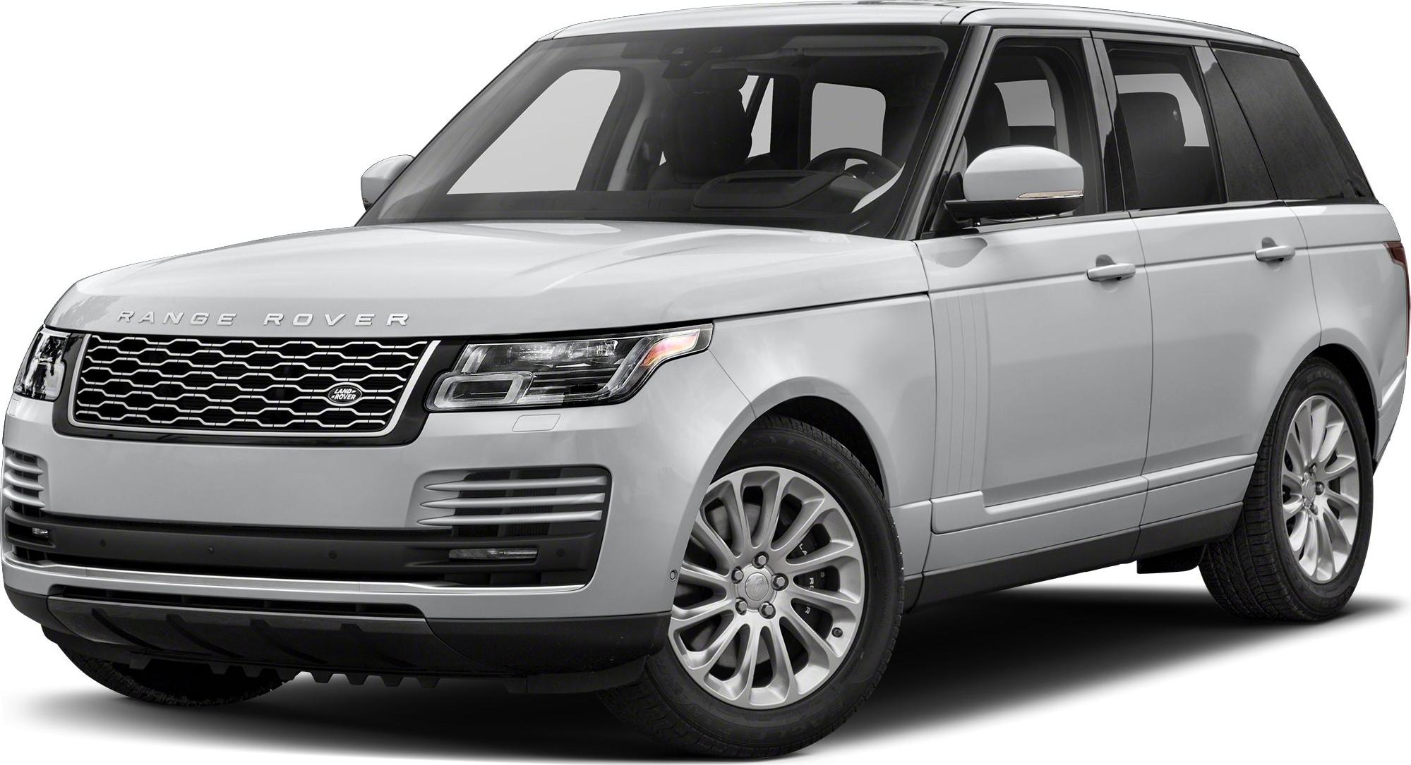 Front and side view of a white luxury SUV with alloy wheels and signature grille