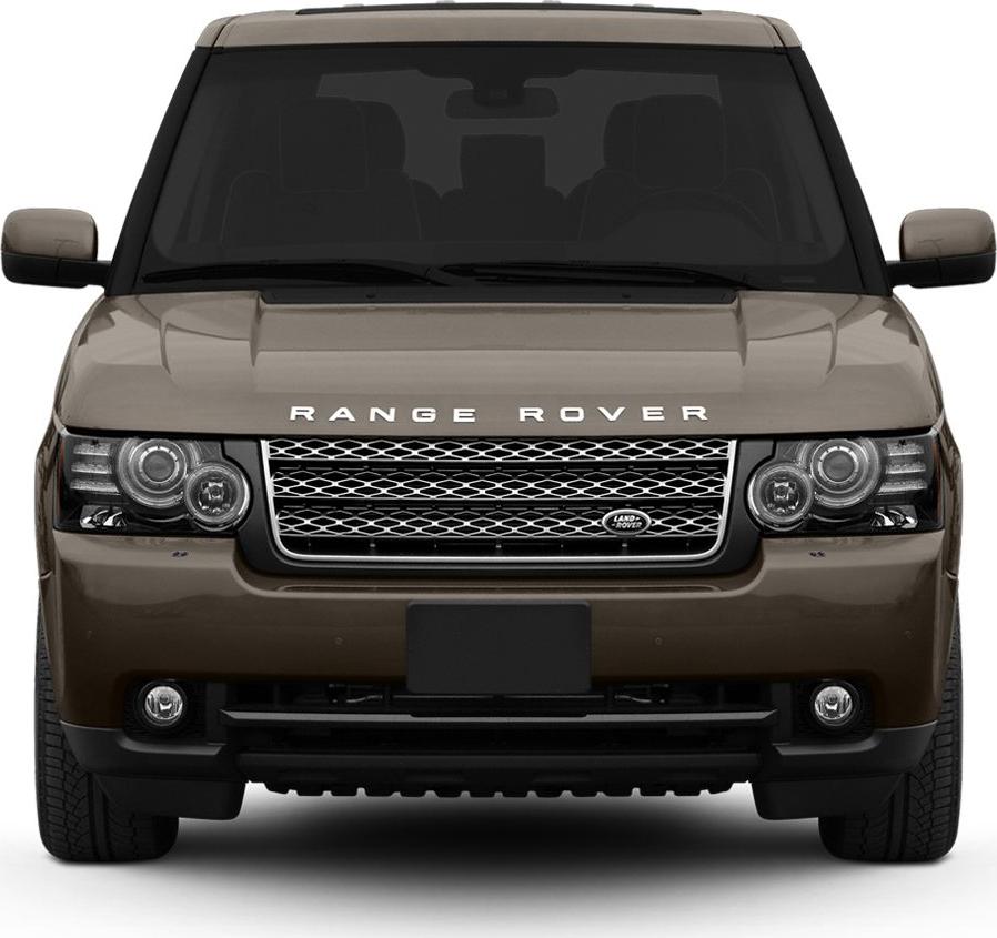 Front grille and dual headlight design of a luxury SUV