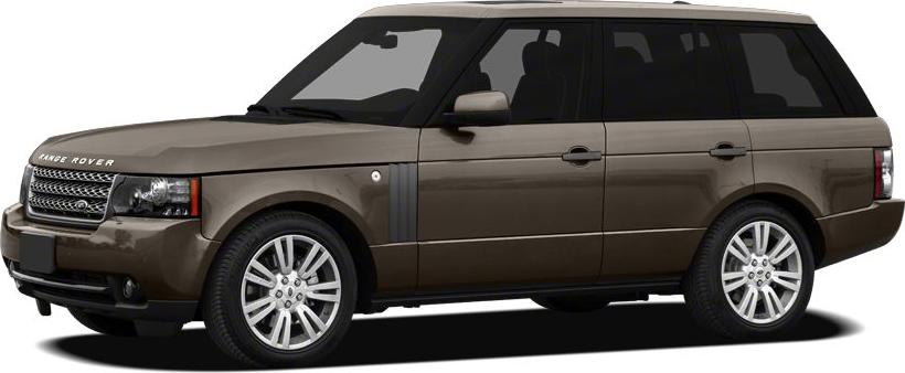 Side profile of a brown luxury SUV with alloy wheels and tinted windows