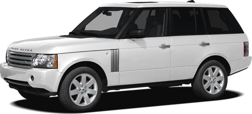 Updated front headlights and grille of a luxury mid-2000s SUV
