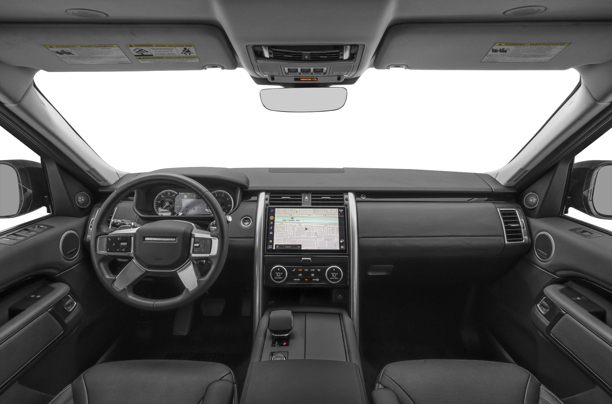 Digital dashboard and touchscreen infotainment in a modern SUV cockpit