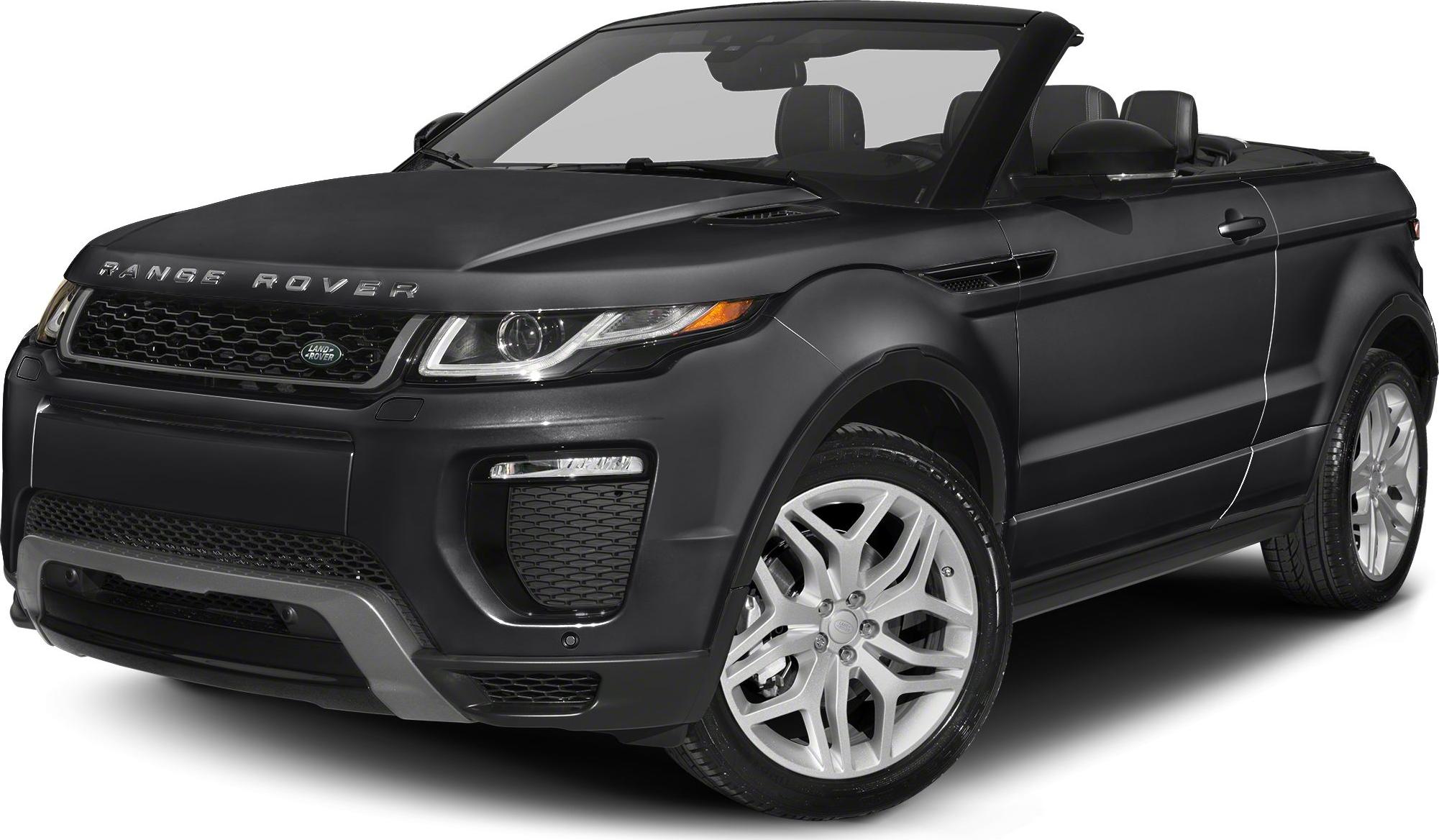 Front-side close-up of convertible SUV with grille and alloy wheels