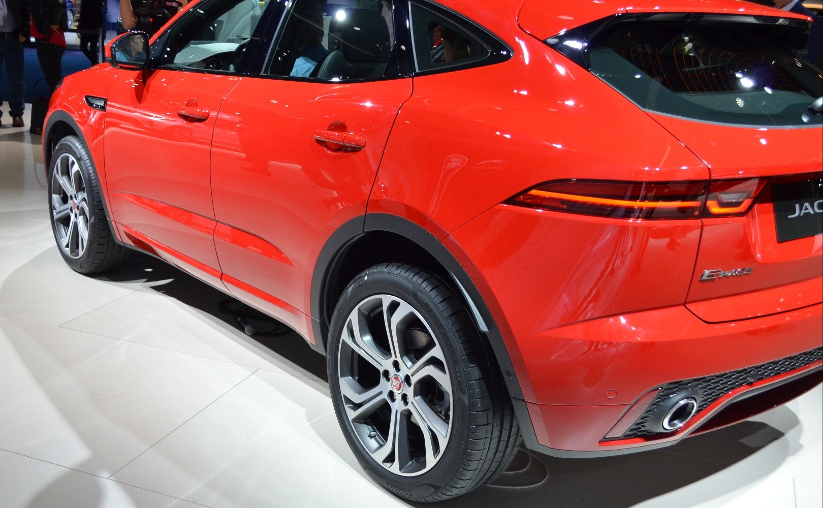 Rear side view with alloy wheels and modern taillights