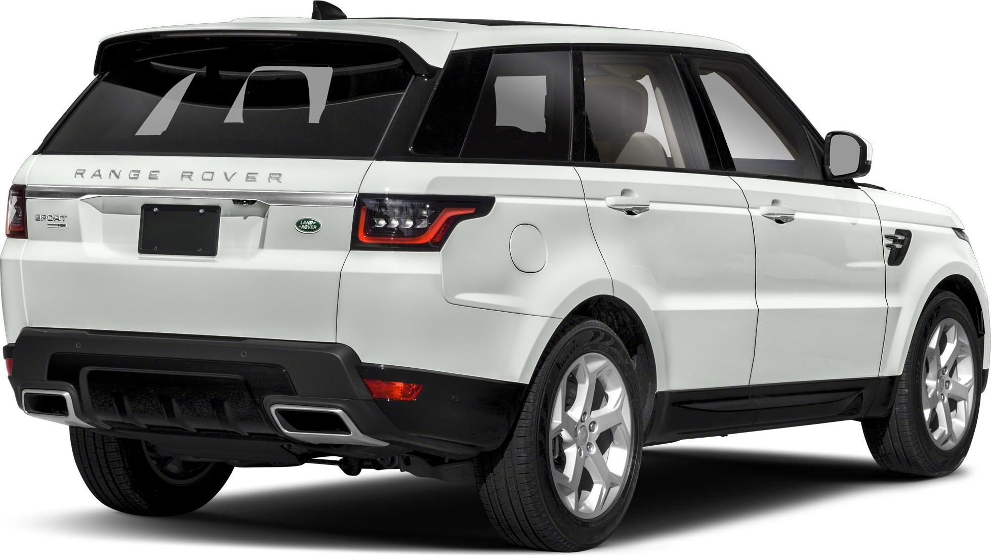 Rear and side view with distinctive LED tail lights and sleek rear design