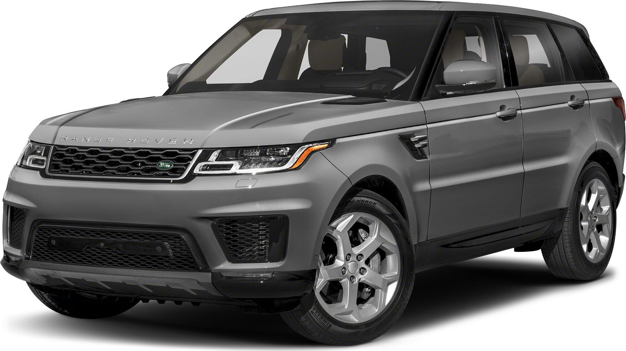 Luxury SUV front end with LED headlights and sporty alloy wheels