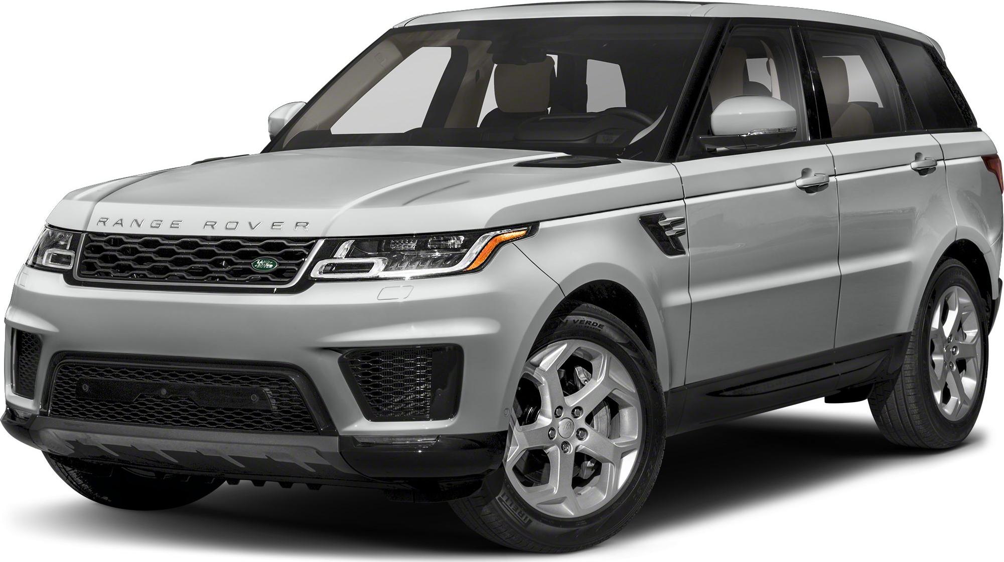 Silver luxury SUV front side with LED headlights and sporty wheels