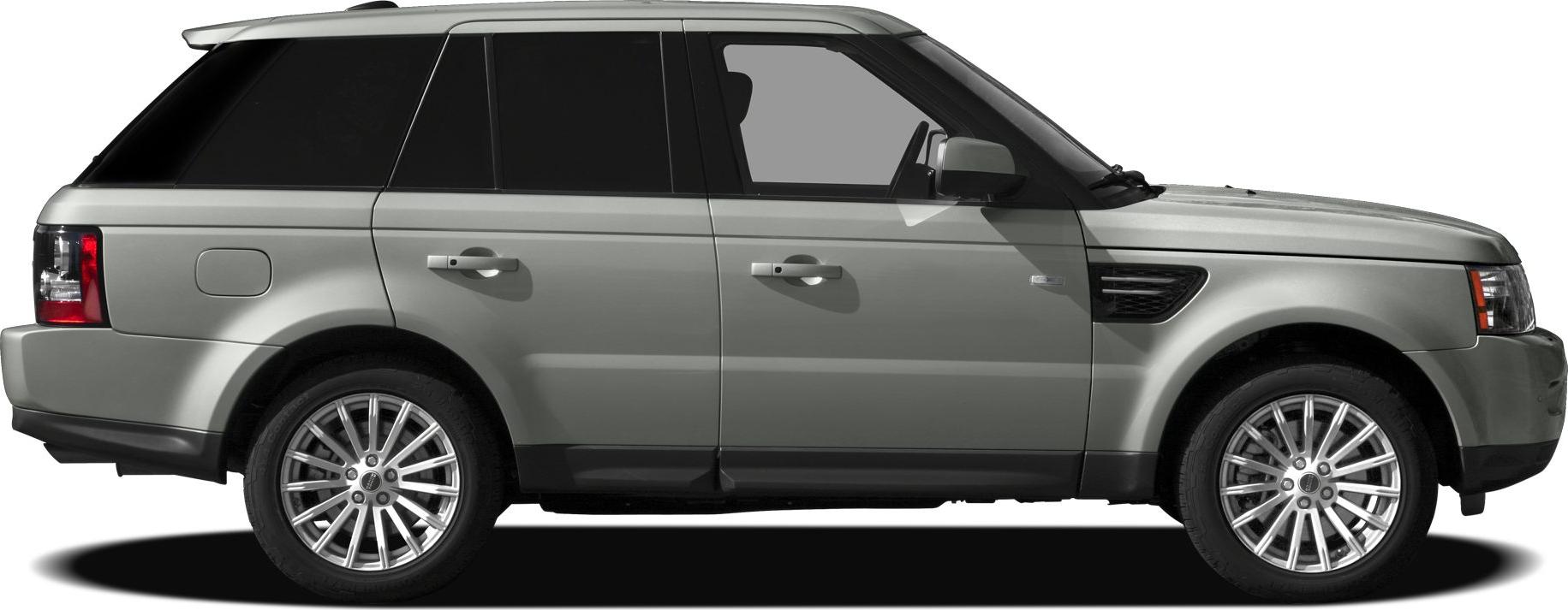Side profile of an SUV with alloy wheels and door design