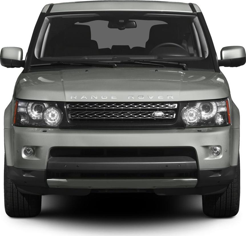 Front grille and headlights of a silver SUV