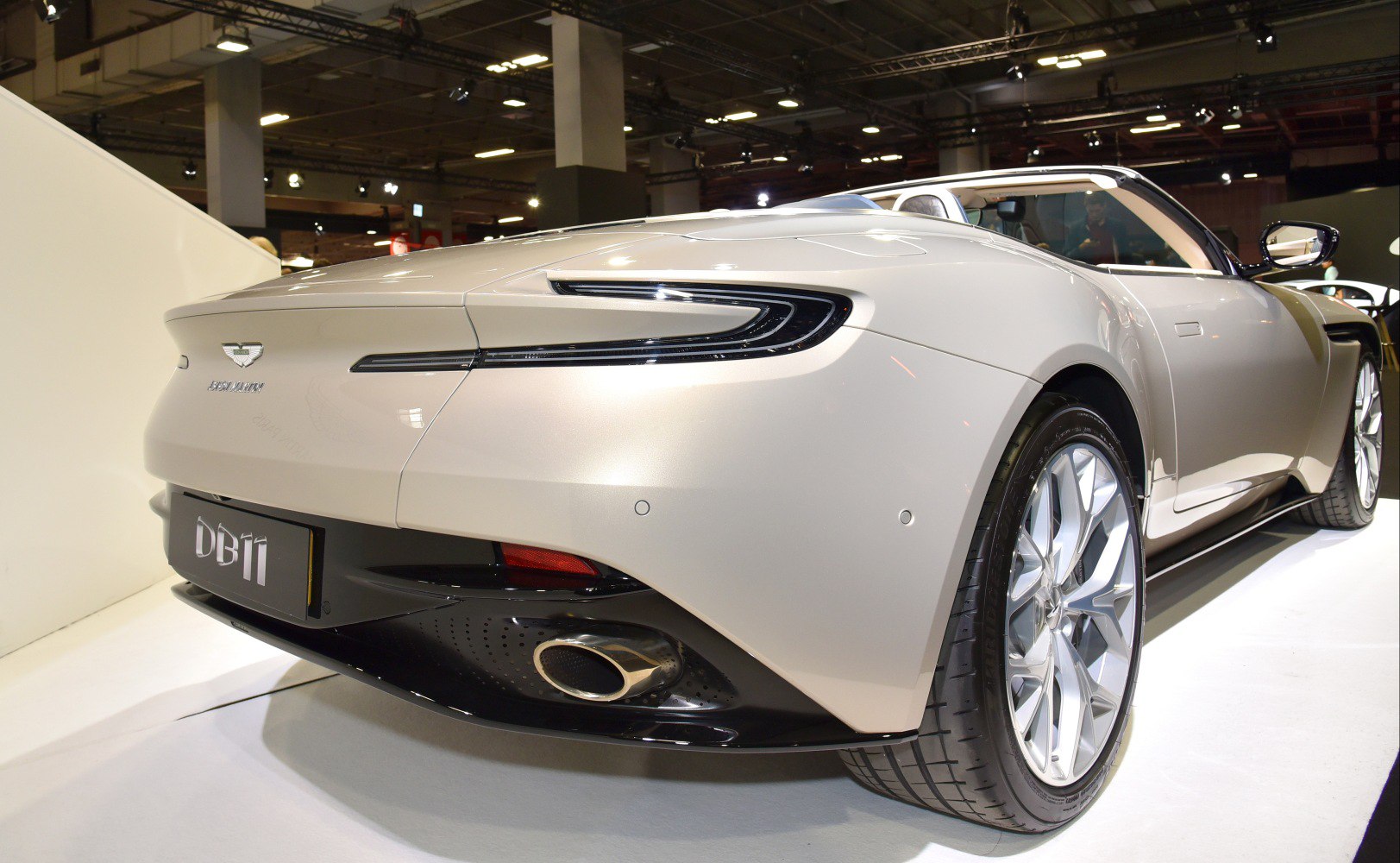 Rear view with sleek taillights and oval exhaust tip