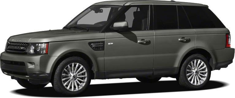 Side profile of 2009 Range Rover Sport I facelift with alloy wheels