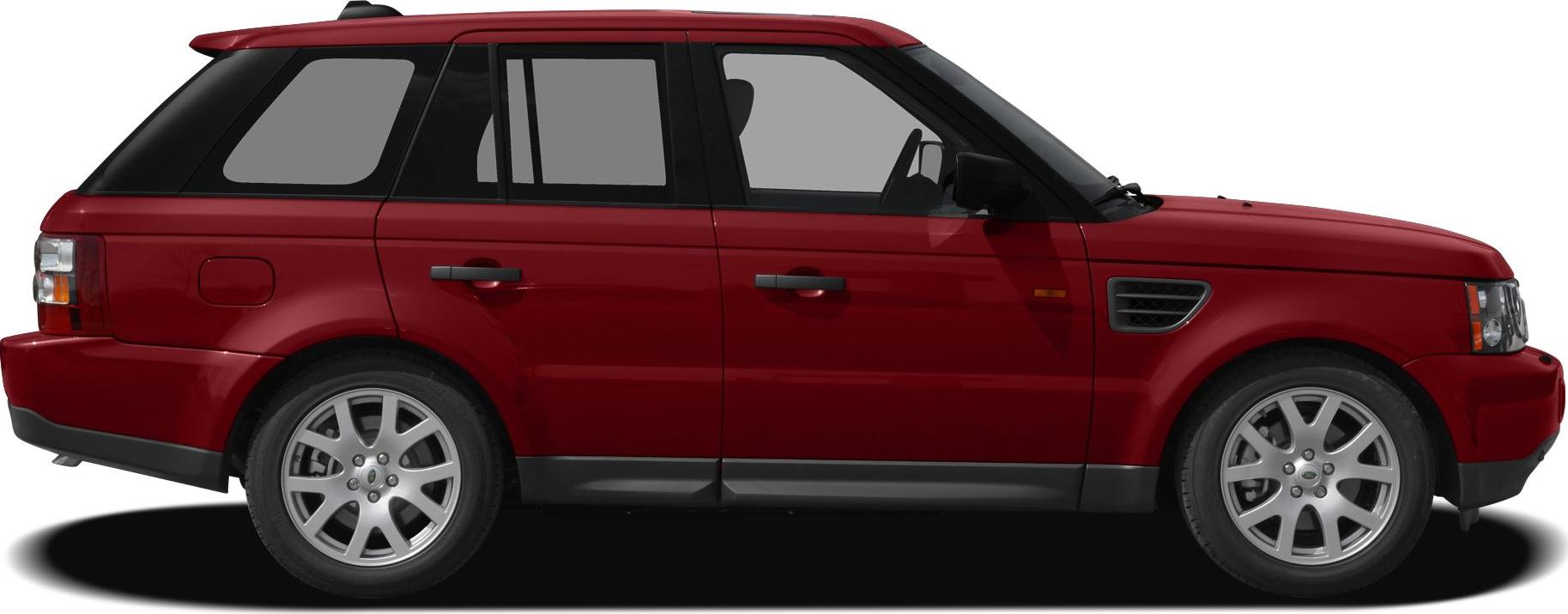 Side profile view of SUV with alloy wheels and distinctive vent