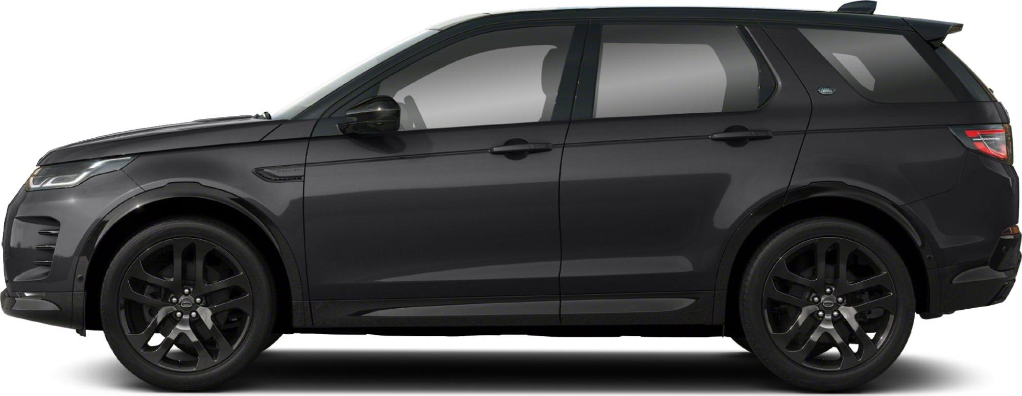 Side profile of SUV with black alloy wheels and tinted windows