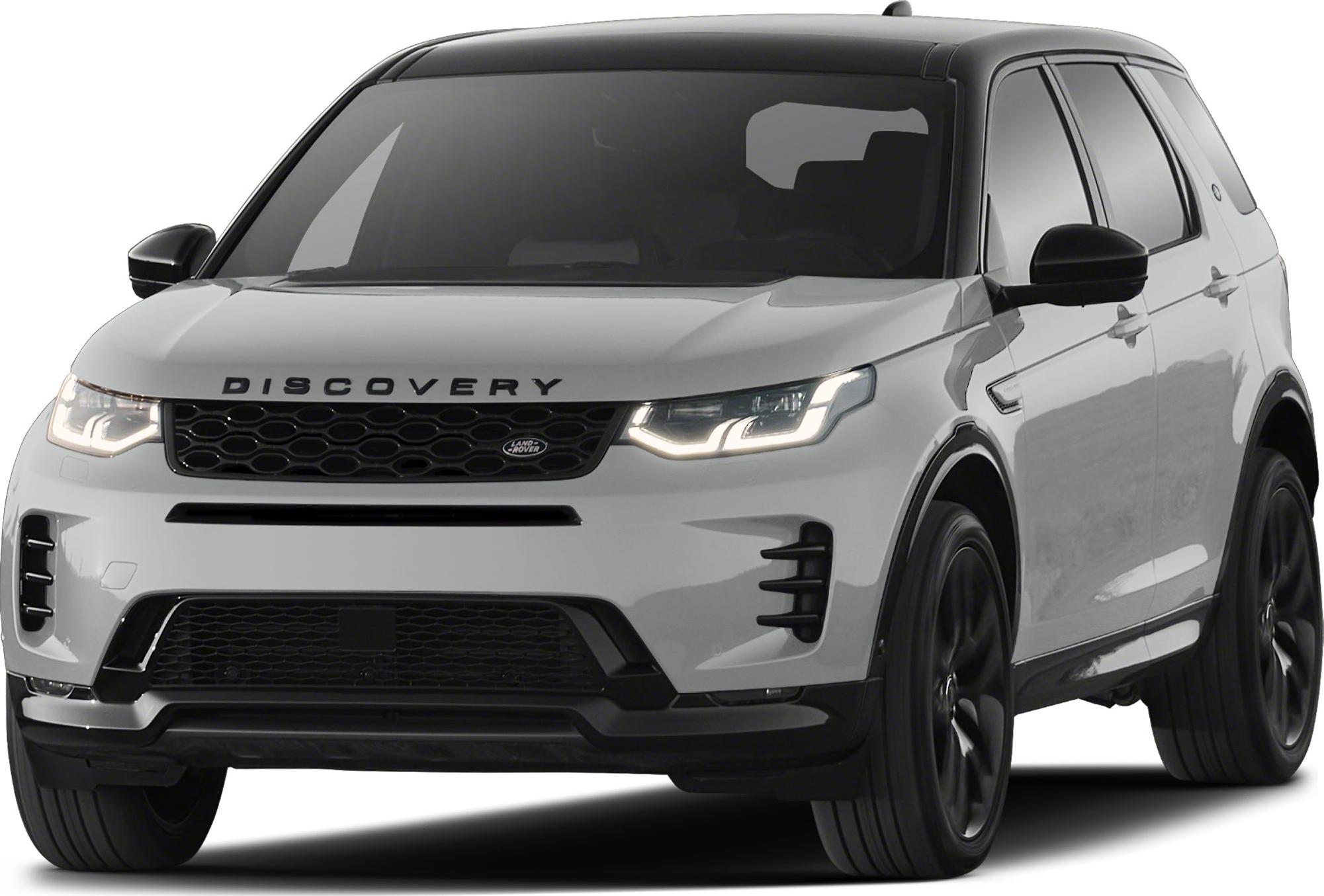Front view with LED headlights and grille of modern SUV