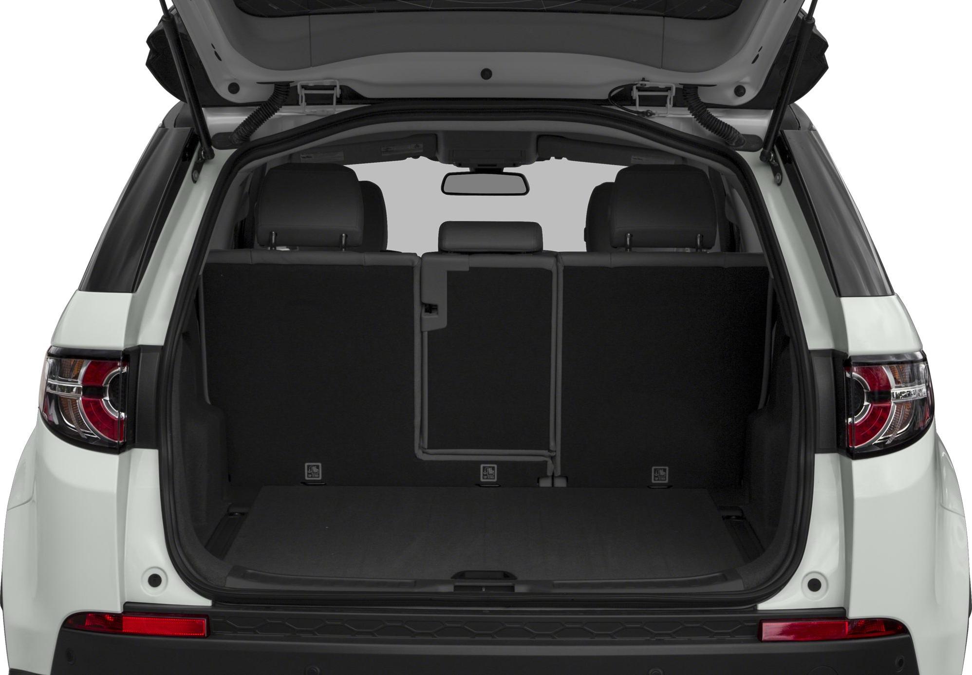 Spacious rear cargo area with split-folding rear seats