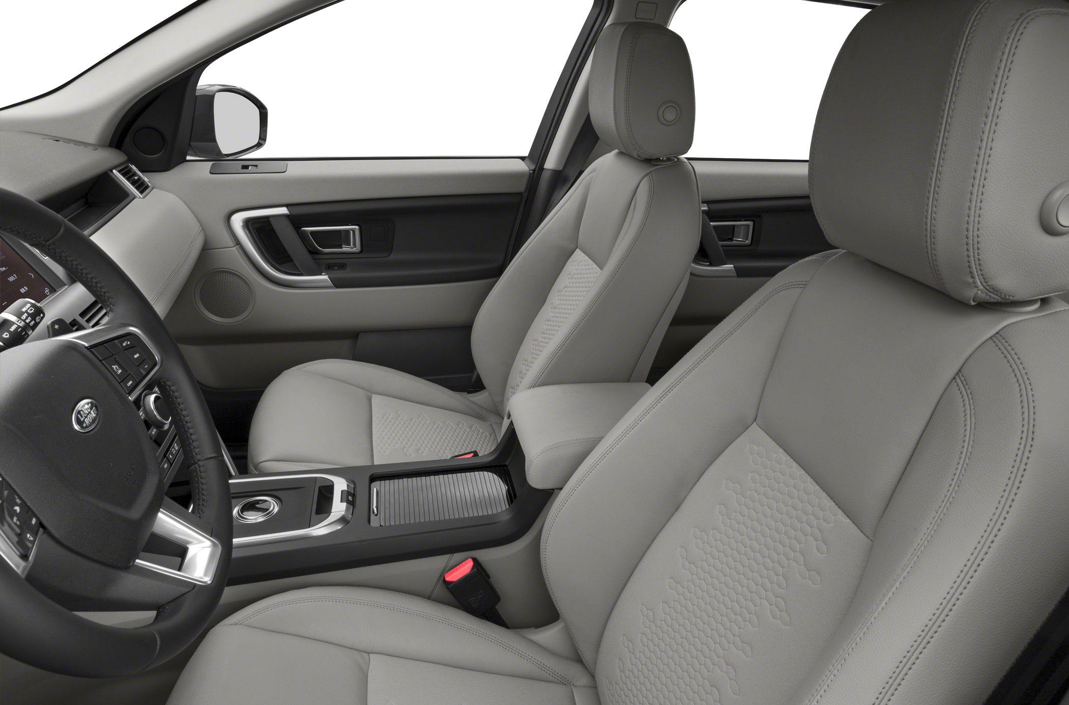 Premium leather seats and modern ergonomic front cabin design