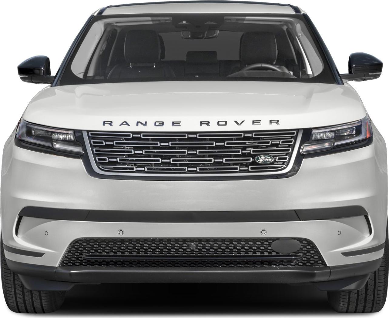 Front view with distinctive grille and LED headlights