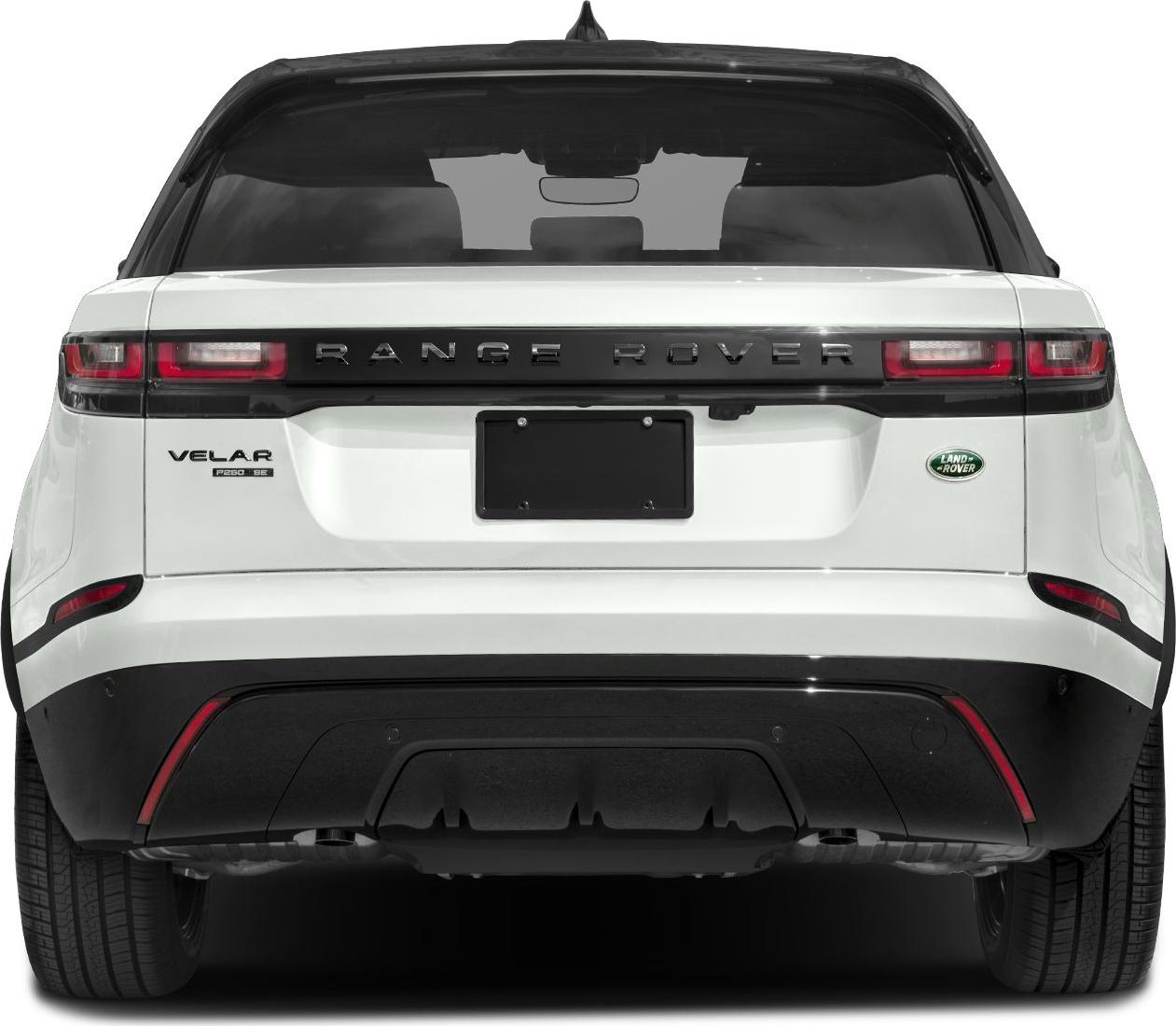 Rear view with sleek tail lights and black panel design