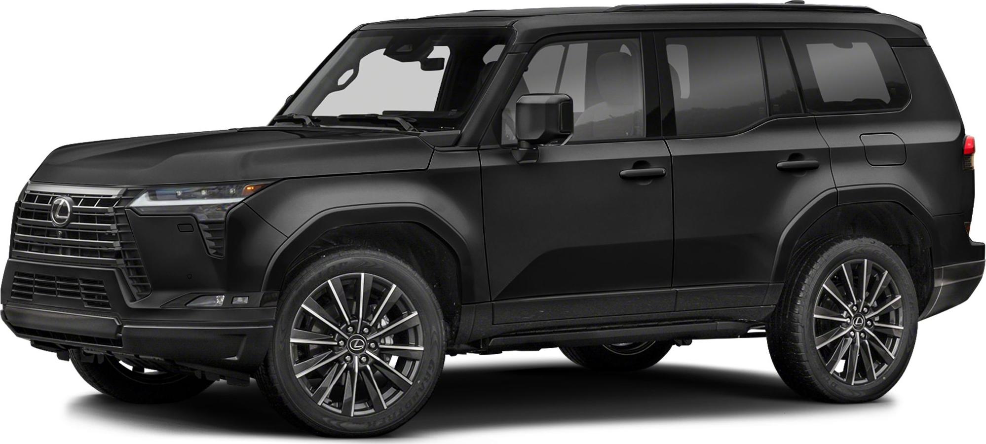 Bold front grille and sleek side profile with modern alloy wheels.