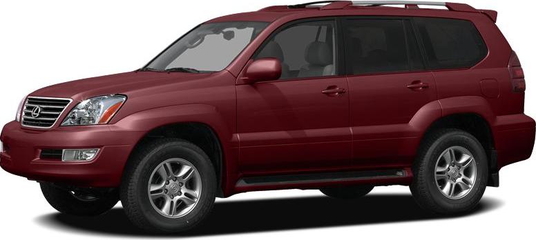 Side profile of a red SUV with alloy wheels