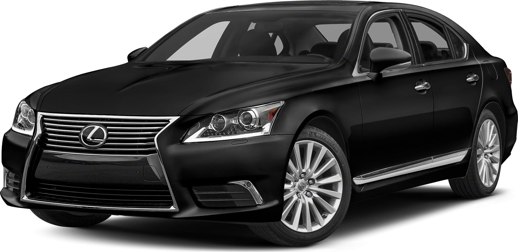 Front view of sleek luxury sedan with chrome grille and modern headlights