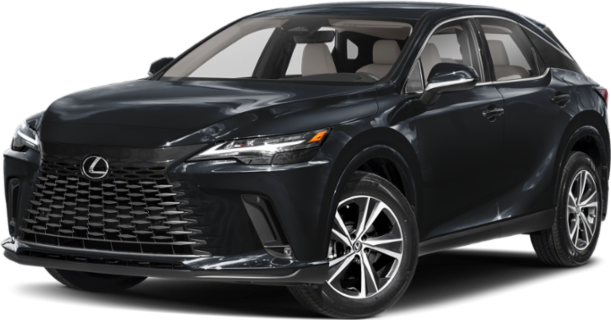 Front view with bold grille and sleek LED headlights