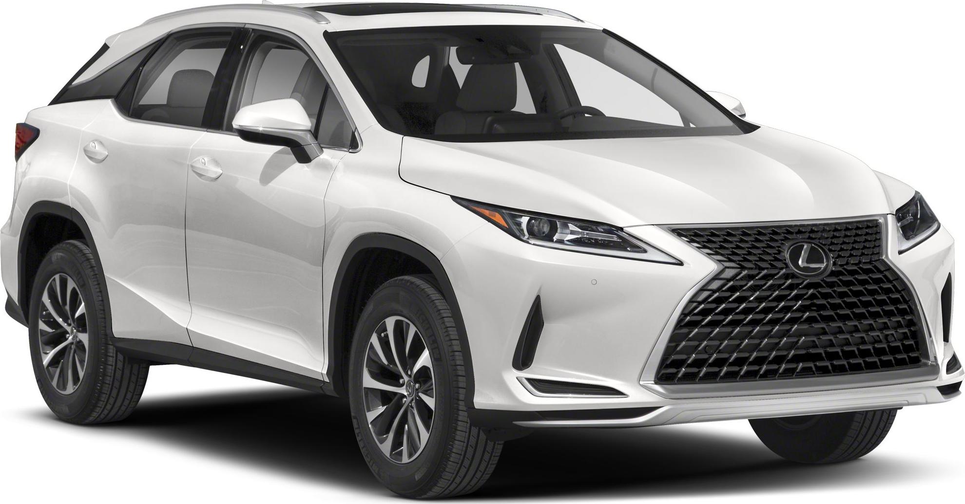 Front and side view of an SUV with distinctive grille and headlights