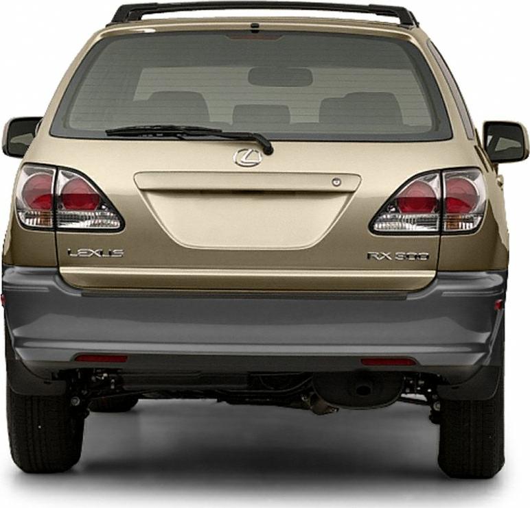 Rear view with tailgate, tail lights, rear wiper, and roof rack.