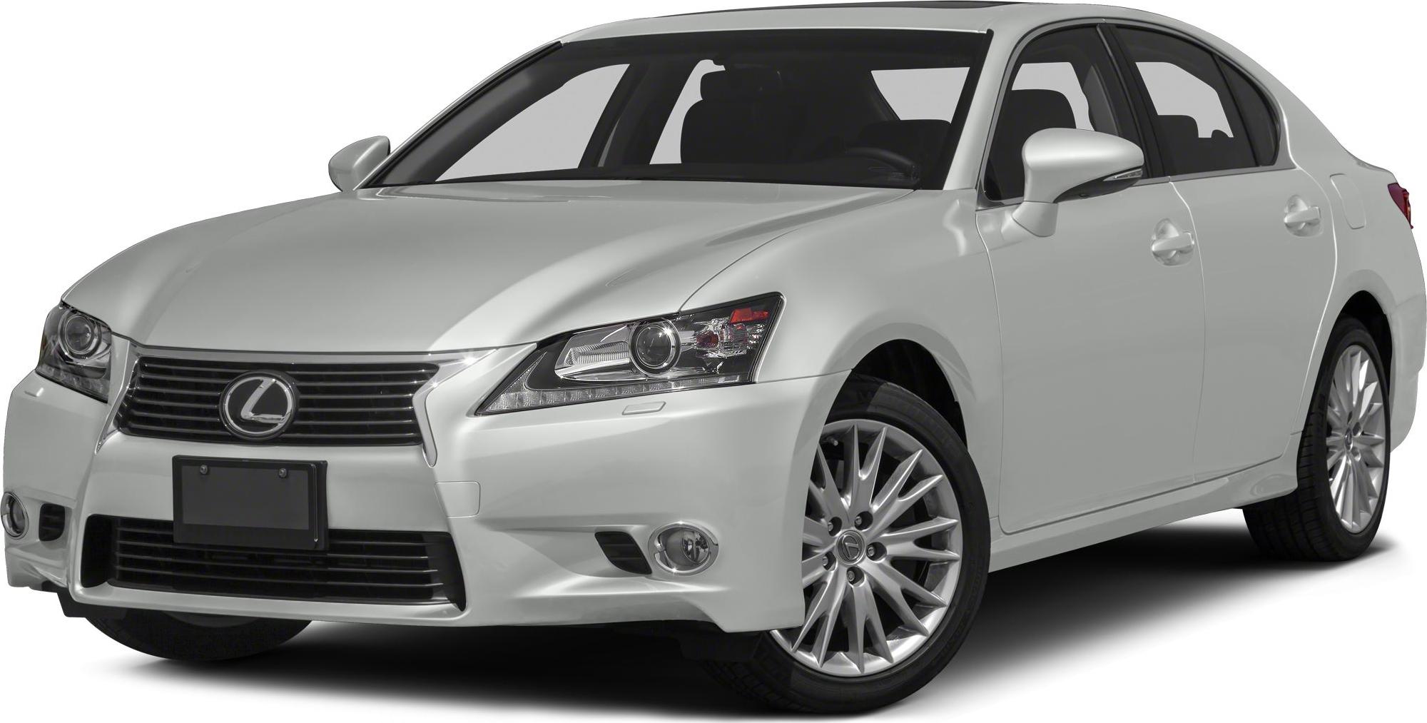 Front view of luxury sedan with LED headlights and alloy wheels