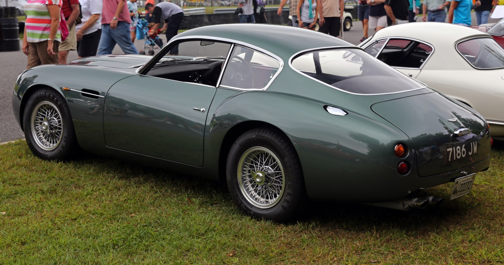 Curved rear design with wire-spoked wheels and sleek side profile