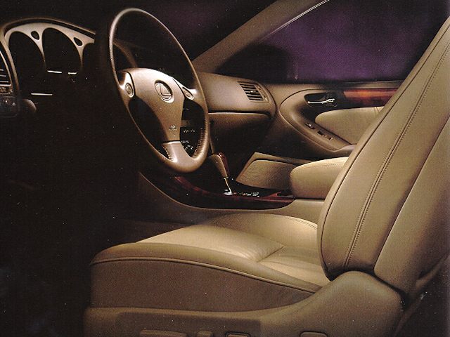 Leather seats and sleek dashboard in luxury interior
