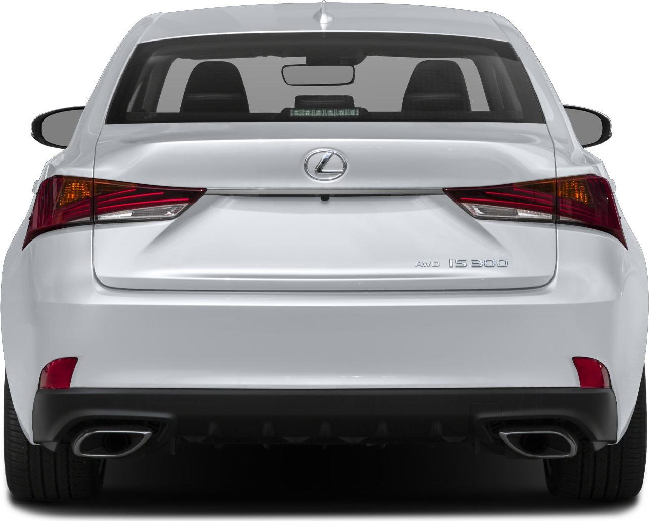 2017 Lexus IS III (XE30, facelift 2016) Rear View