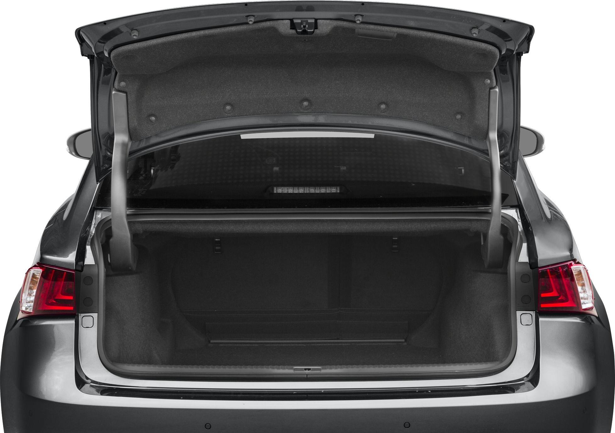 Open rear trunk space and visible taillights