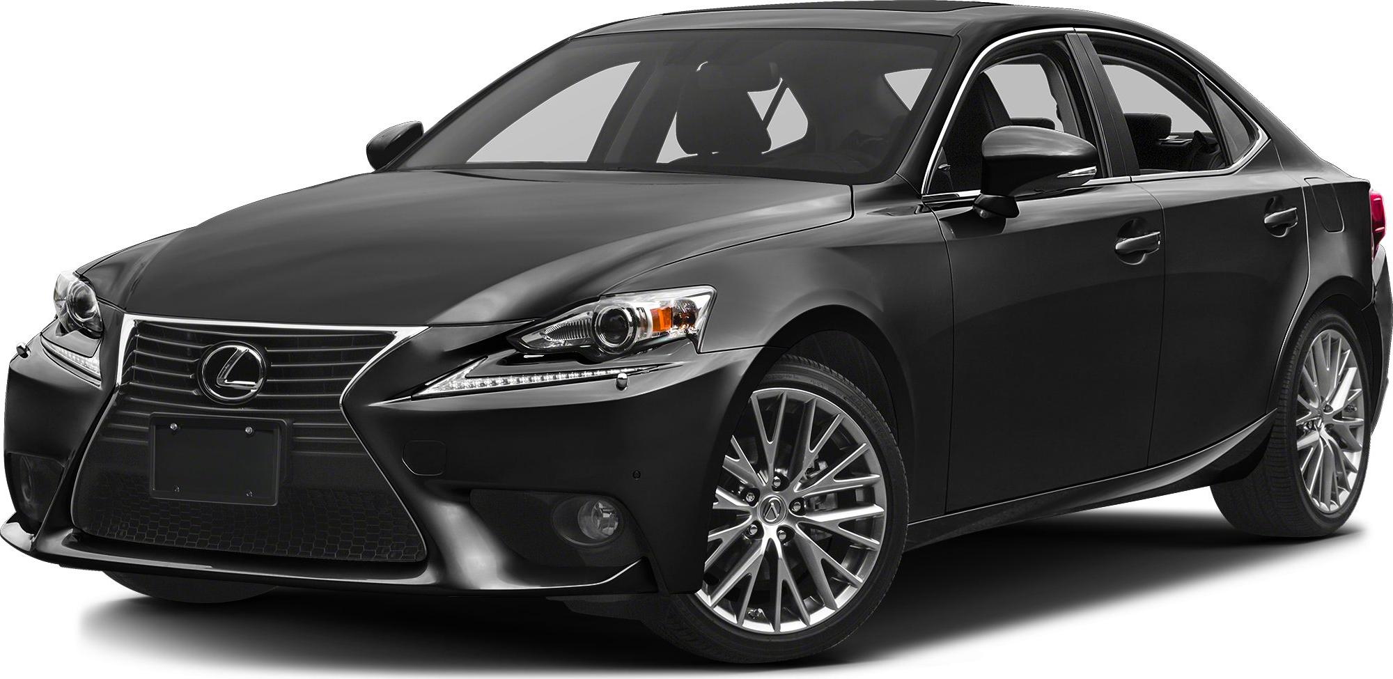Sharp LED headlights and multi-spoke alloy wheels from front angle