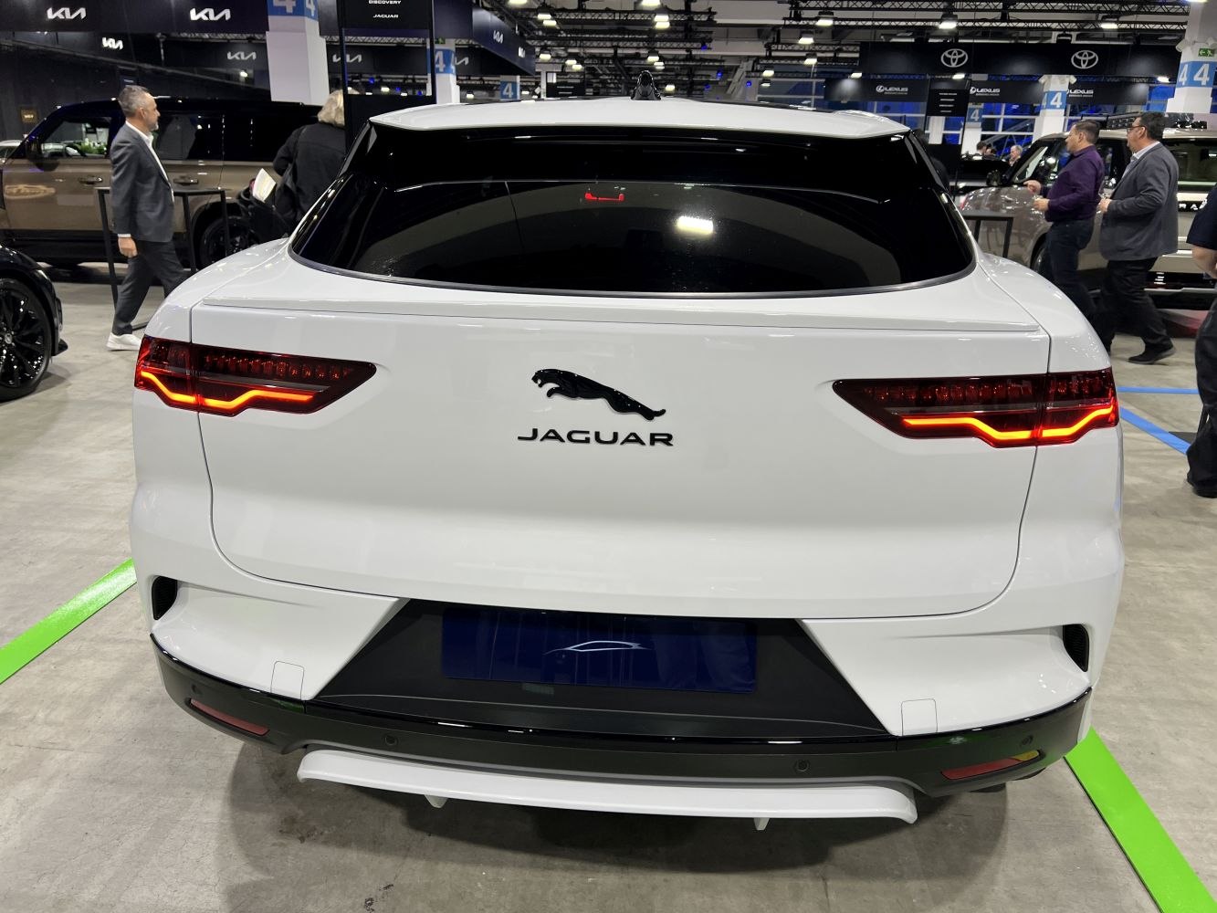 Rear view with LED tail lights and sleek rear design