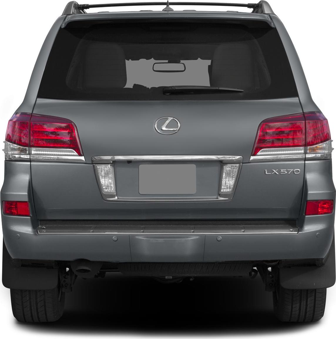 2013 Lexus LX III (facelift 2012) Rear View