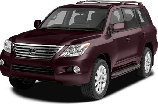 Luxury SUV front angle with chrome grille and roof rails