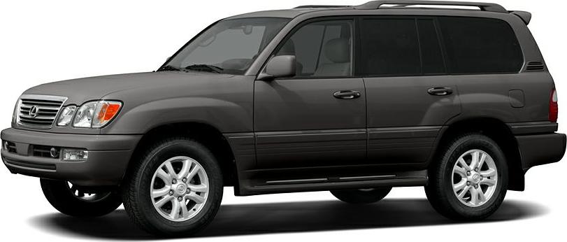Side profile of a full-size SUV with alloy wheels and roof rack