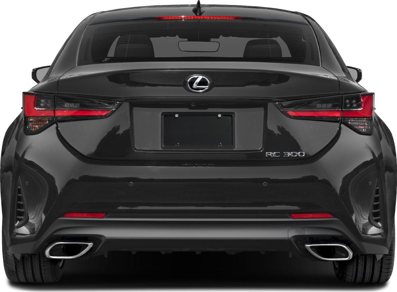 2019 Lexus RC (facelift 2018) Rear View