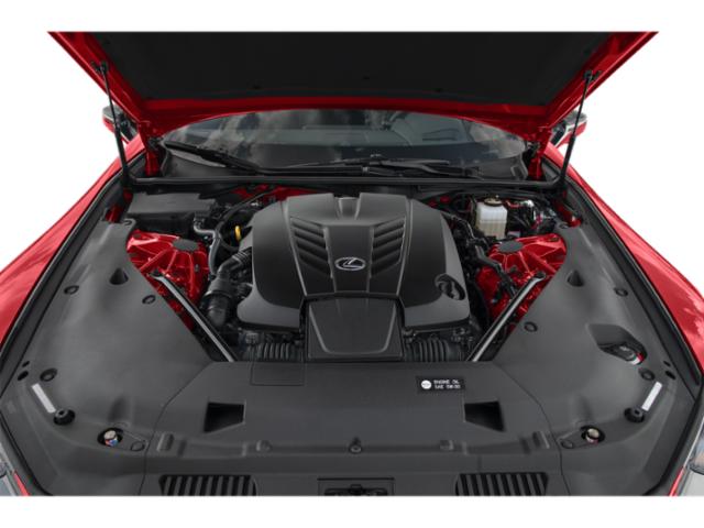 Lexus V8 engine bay with engine cover and structural braces
