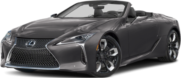 Sleek gray luxury convertible with detailed front grille and aerodynamic headlights